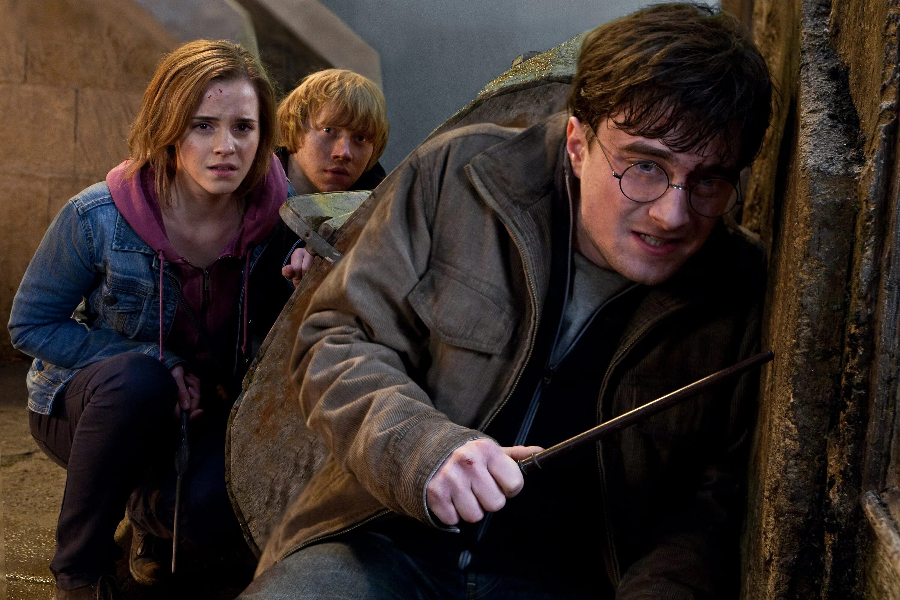 Дэниел Рэдклифф дары смерти 2. Harry Potter and the Deathly Hallows: Part 1 (2010). Новый рон