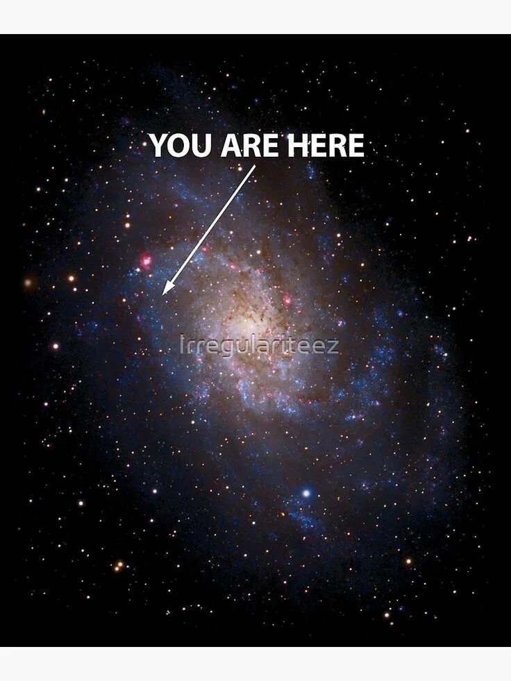 Space here. You are here. You are here Вселенная. You are here плакат. Вы космос.