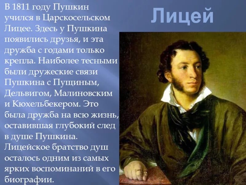 Писатель Пушкин. Пушкин биография.
