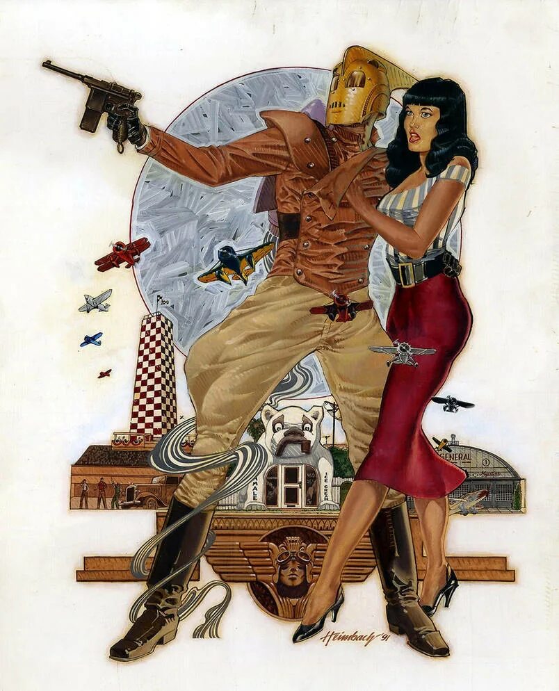 Что такое бунтарь. Dave stevens art. dave stevens rocketeer: artist s edition. бунтарь арт. ретро персонажи.