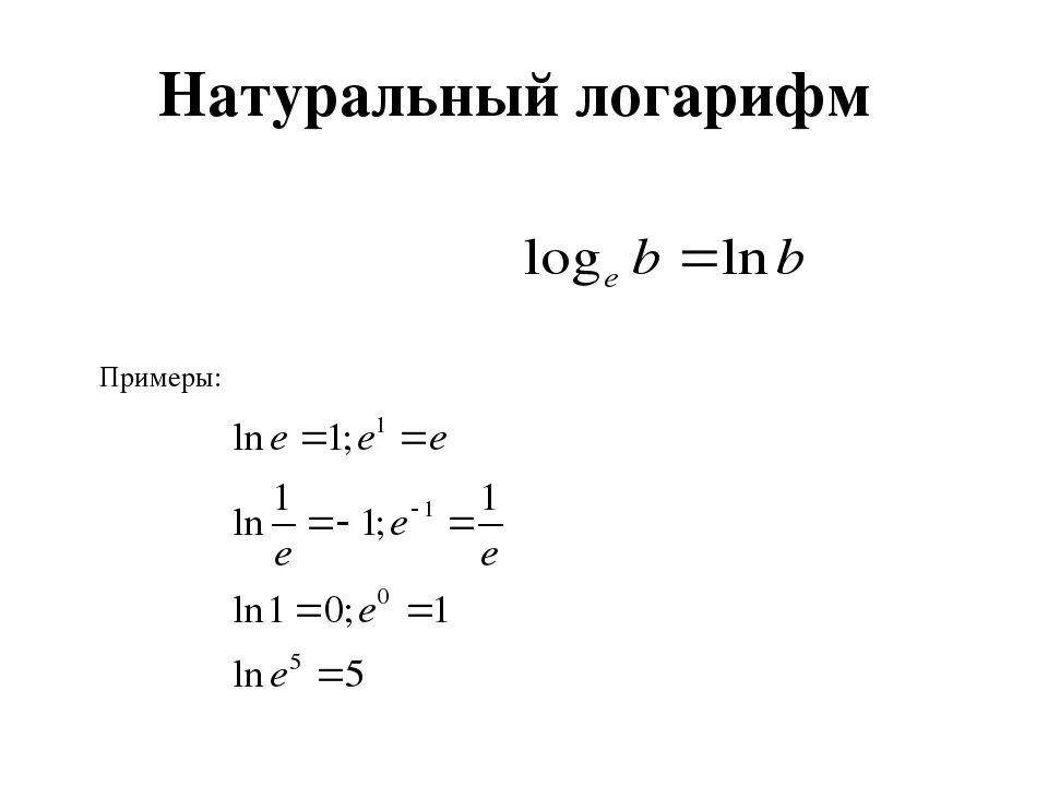 X в степени ln x. Вычислить натуральный логарифм функции. Свойства натурального логарифма и экспоненты. Функция Обратная натуральному логарифму. Свойства натурального логарифма.