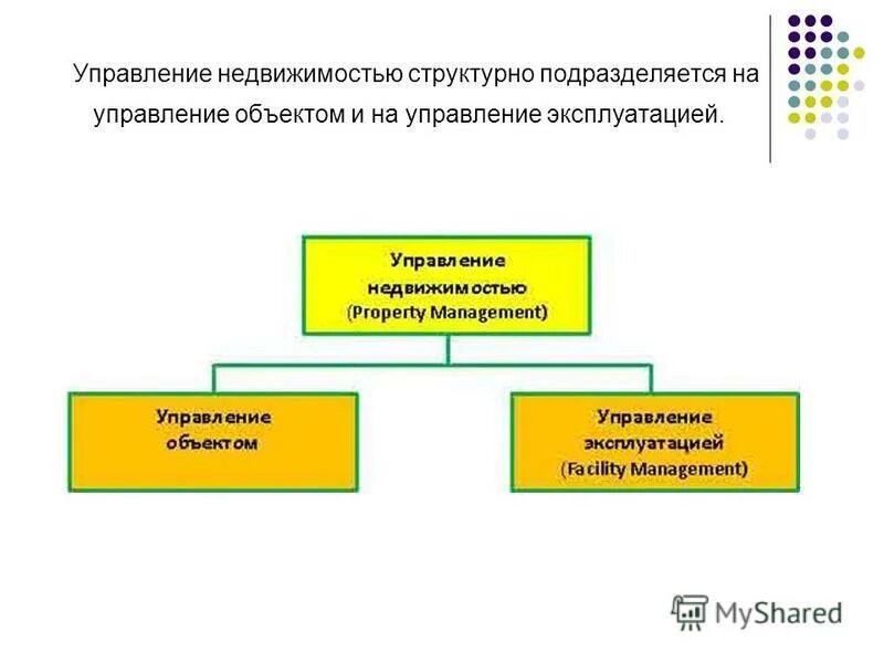 служба управления недвижимостью.