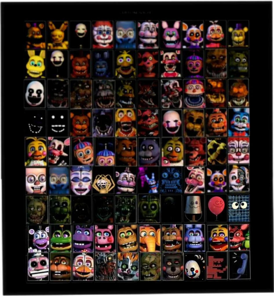 Фнаф 7 андроид полную версию. Ultimate custom night аниматроники. fnaf ультимейт кастом найт. ультимейт кастом найт аниматроники. фнаф 7 ultimate custom night.