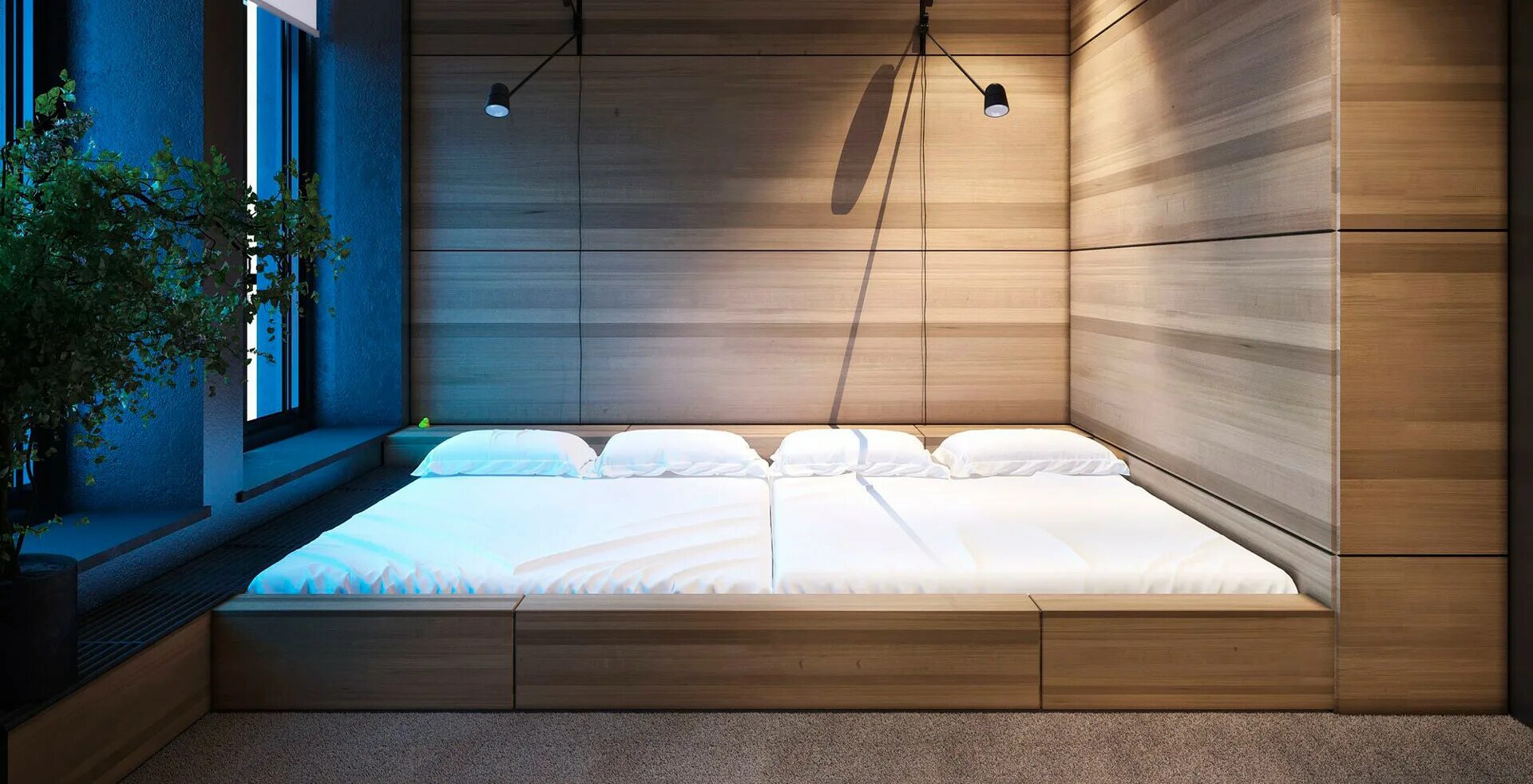 Platform bed Diy platform bed frame, Diy platform bed, Making a bed frame