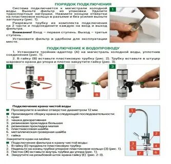 Подключение крана к водопроводу