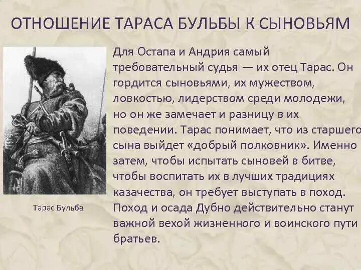 Характеристика тараса бульбы по плану. Хорактеристикаповести Тарас Бульба. Характеристика Тараса из повести Гоголя Тарас Бульба. Описание Гоголь Тарас Бульба описание Андрея. Тарас Бульба образ Остапа и Андрия.