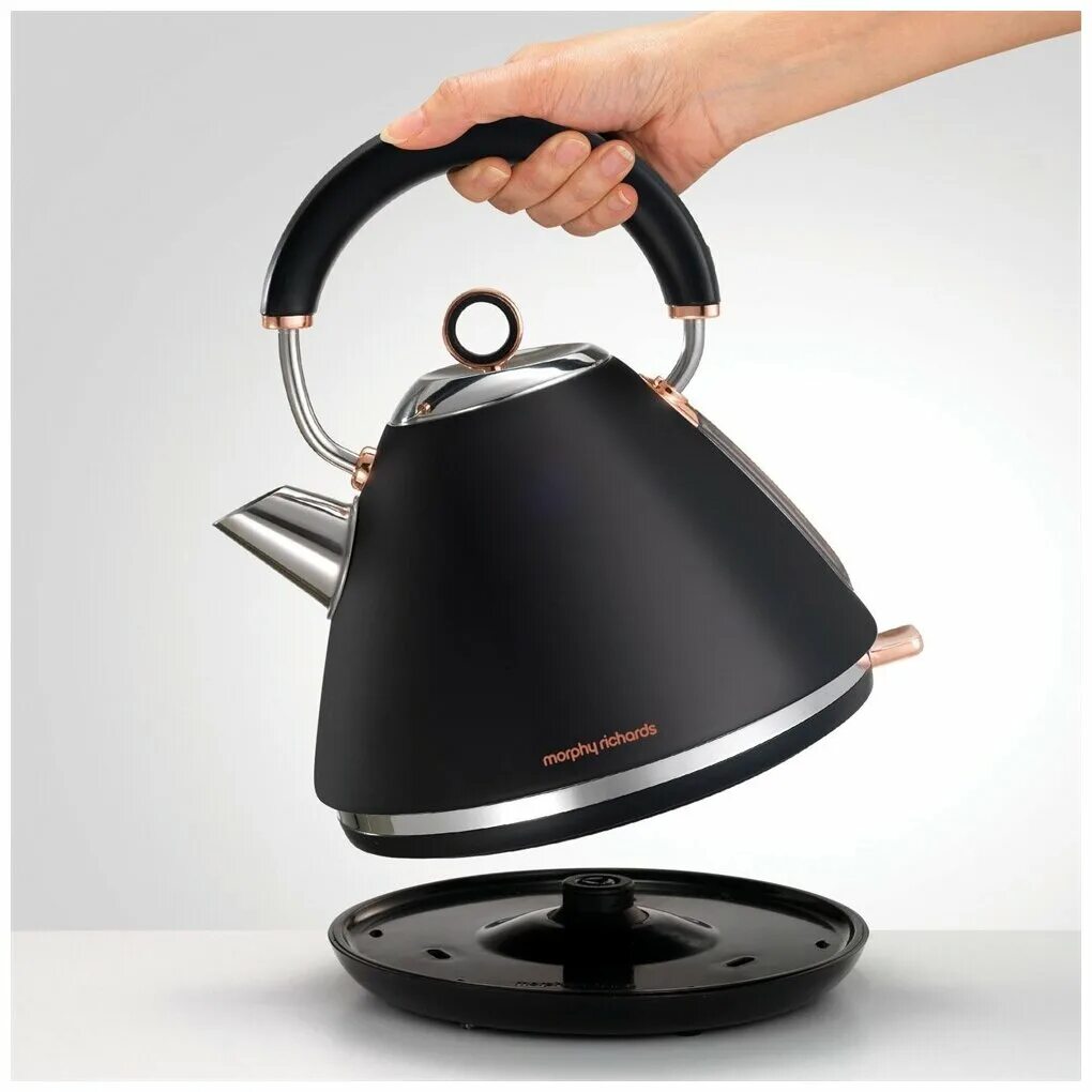 Лучшие производители чайников. Электрочайник Morphy Richards Accents Rose Gold Black (102104ee). Чайник Morphy Richards 102104/102105. Чайник электрический Morphy Richards. Morphy Richards чайник черный.