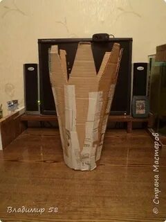 Вазы из бумаги картона
