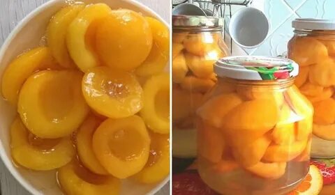 Консервированные персики консервированные как консервируют