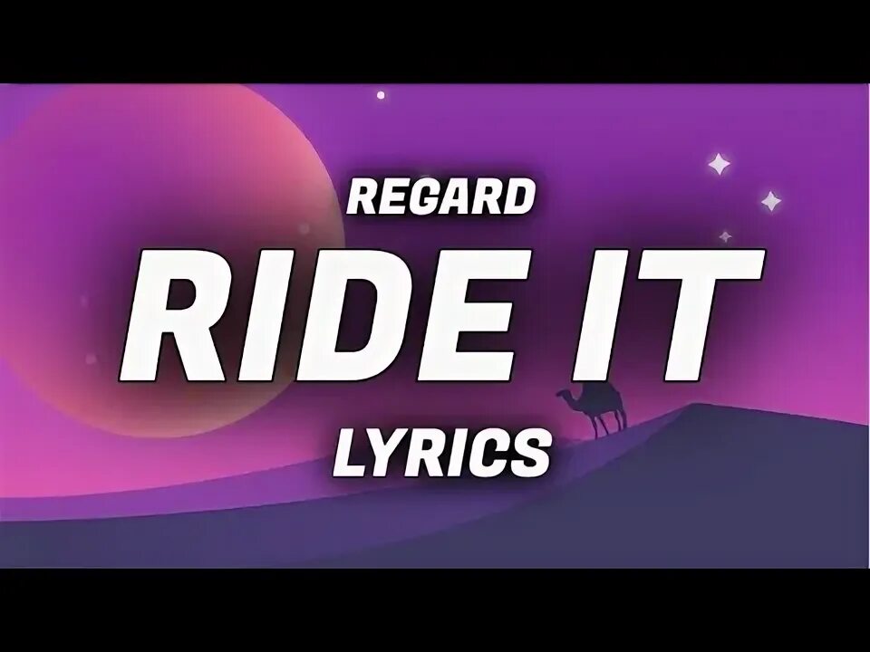 Ride it regard. Ride it текст. Rode Lyrics.
