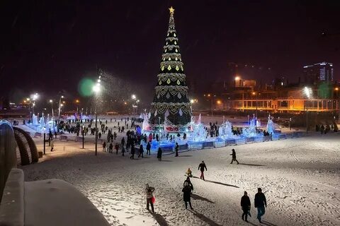 Каток на эспланаде