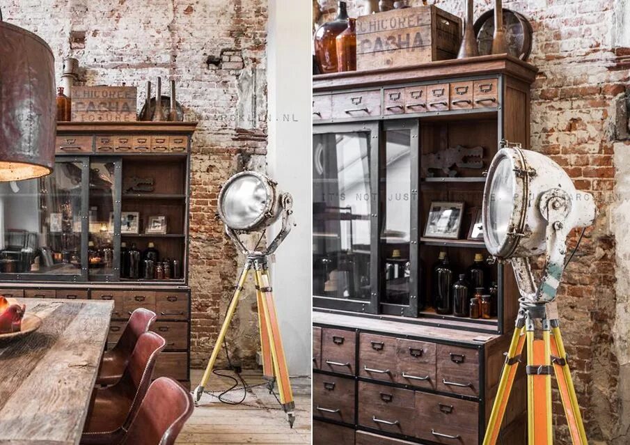 Предметы интерьера в стиле лофт Vitela 4 Legs Coffee Table Industrie-stil wohnzimmer, Dekor, Industrial möbel