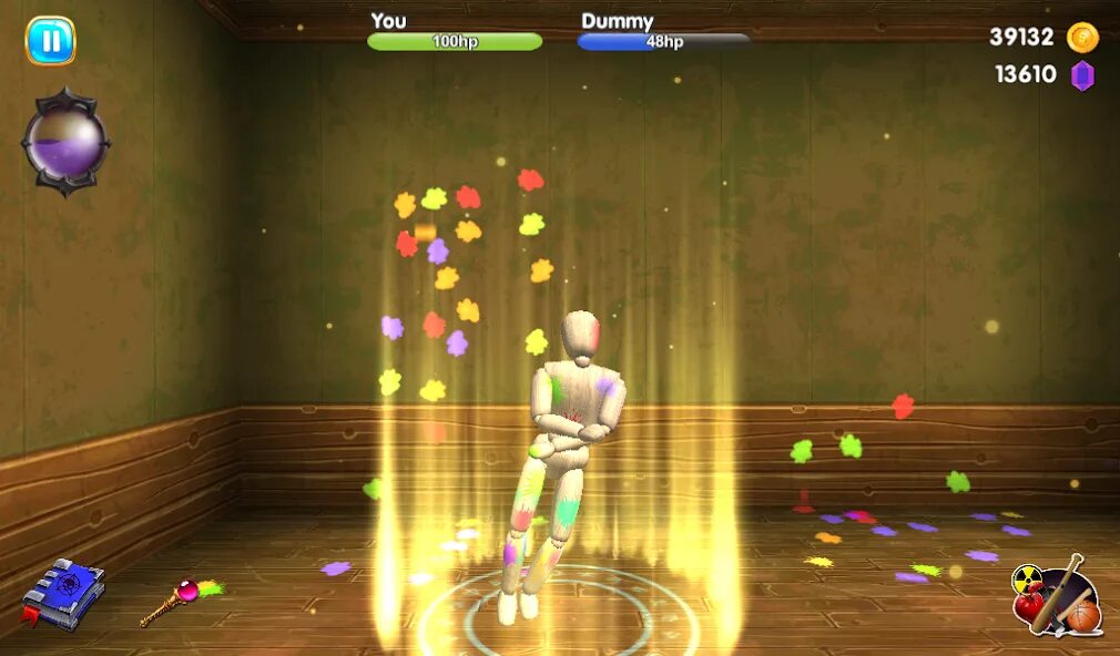Beat up dummies simulator