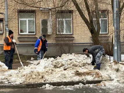 Москва уборка дворов