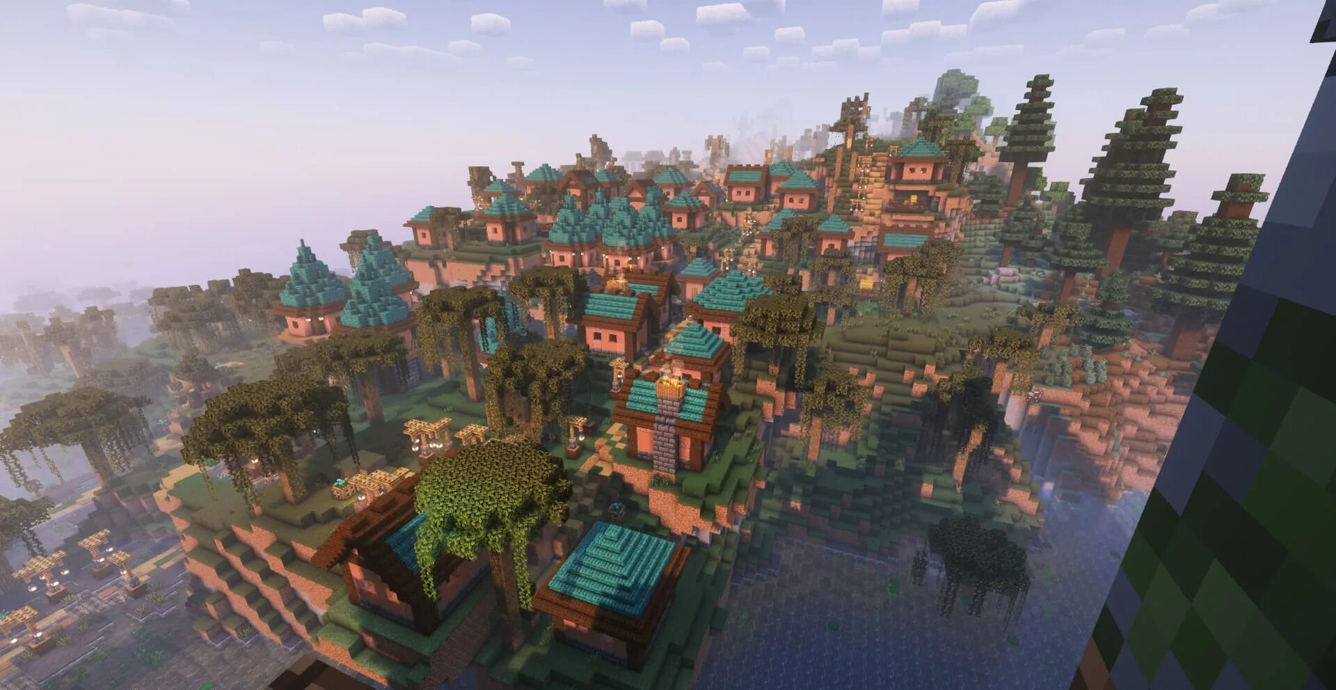 Village 1.19 2. Choicetheorem's overhauled Village. Деревня ванильного МАЙНКРАФТА. Фэнтези деревня майнкрафт. Майнкрафт мод на улучшенные деревни.