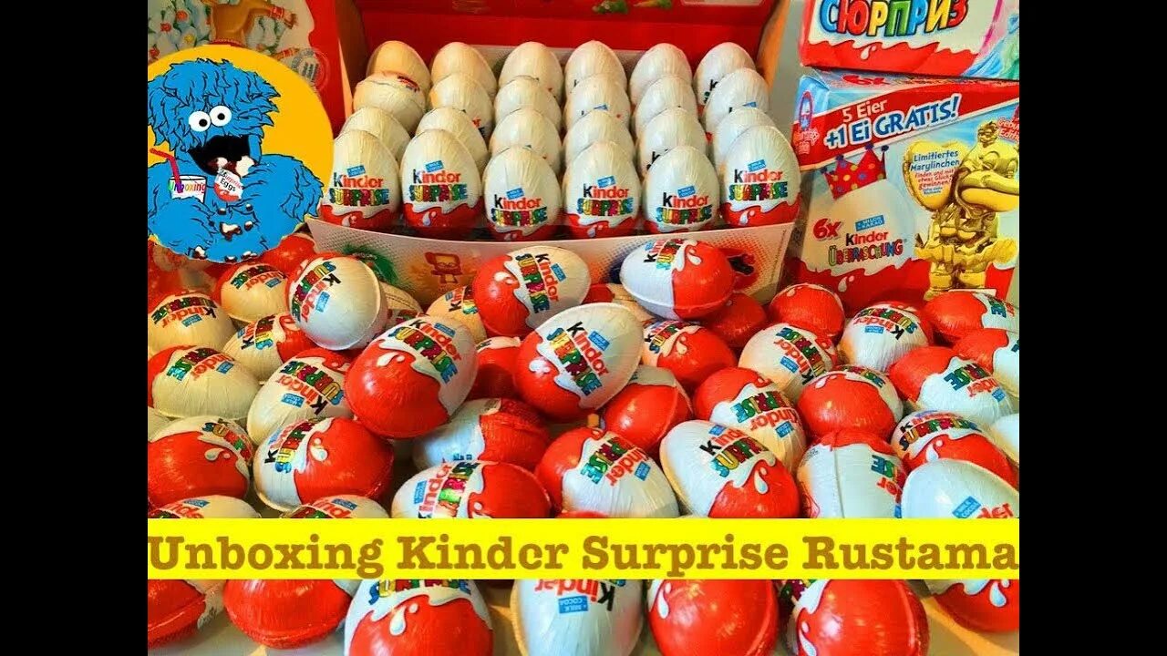 Kinder rustama. Киндер сюрприз мега выпуск.