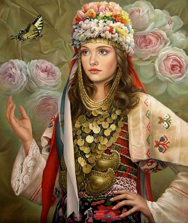 Изображение русской девушки. Изображение русской девушки
