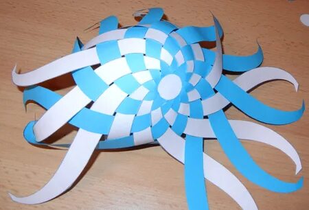 Шарик из полосок бумаги
