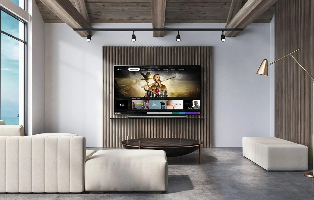 Телевизор для просмотра с айфона. Smart TV Apple. Телевизор LG 2019 года. Телевизор от Аппле. Apple TV телевизор.