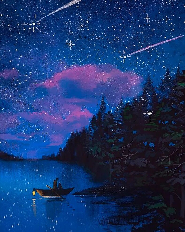 Сказочное звездное небо. Сказочное ночное небо. Звездопад живопись. Сказочное ночное небо со звездами. Художник рисует звездное небо подчеркни в предложении
