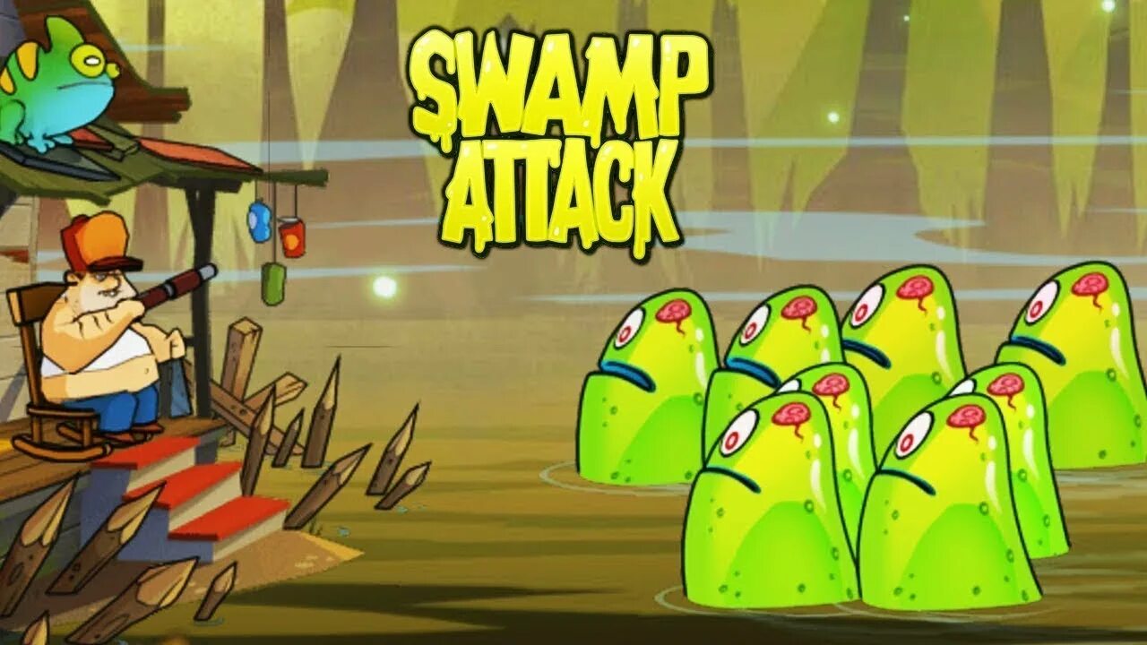 Игра через болото. Свамп атак монстры. swamp attack болото. свамп атак 2 монстры. монстры из игры swamp attack.