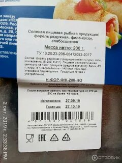 Сколько калорий в слабосоленой форели
