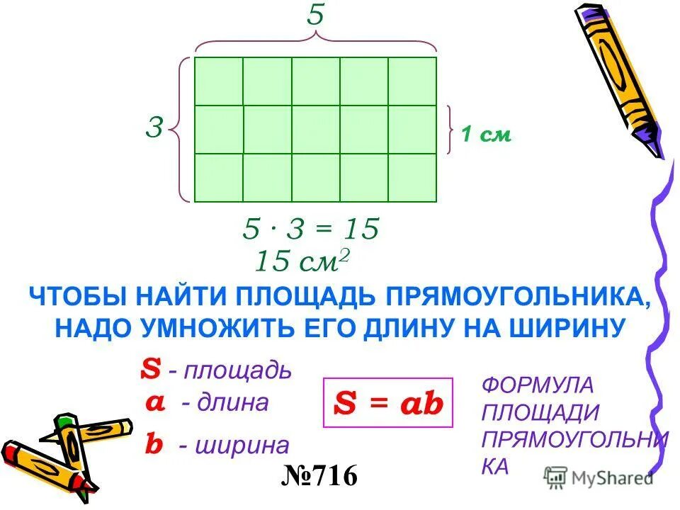 Любая прямоугольная часть