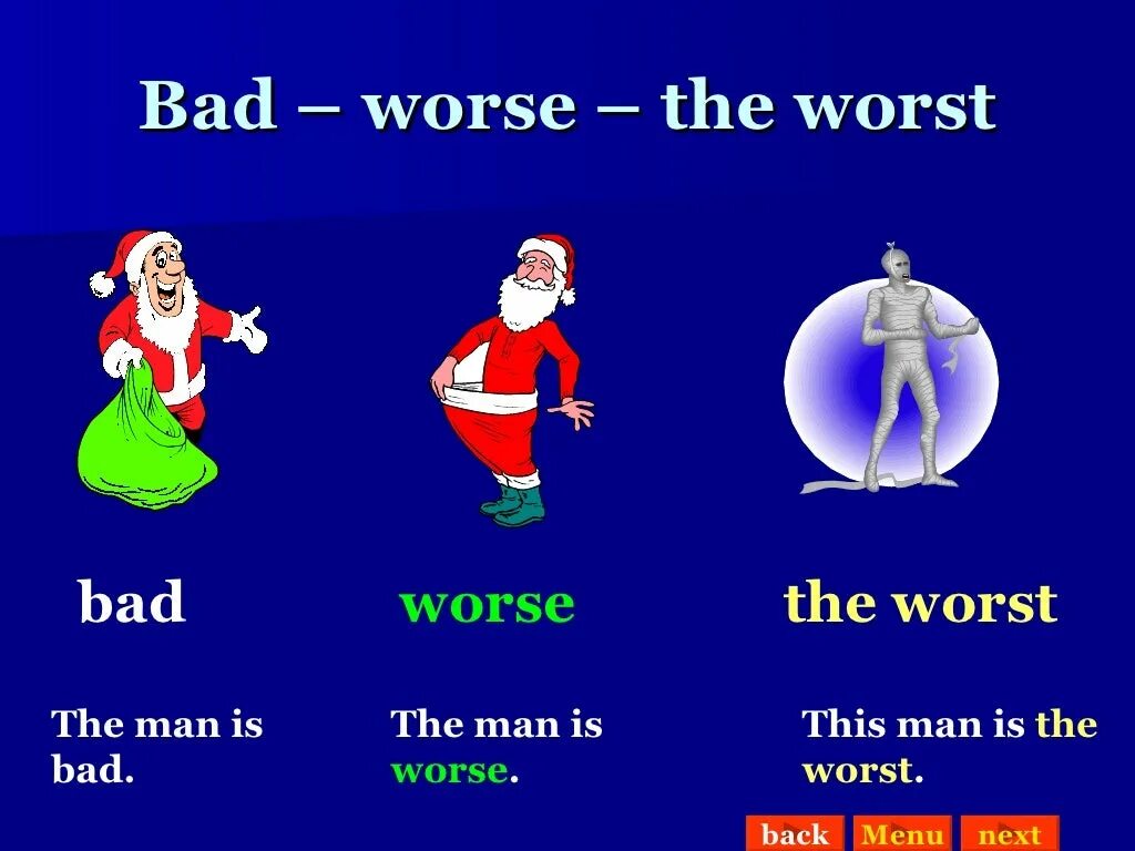 Bad worse worst the words. Bad worse the worst. Bad worse the worst картинки. The worse или the worst. Worst worse the worst.