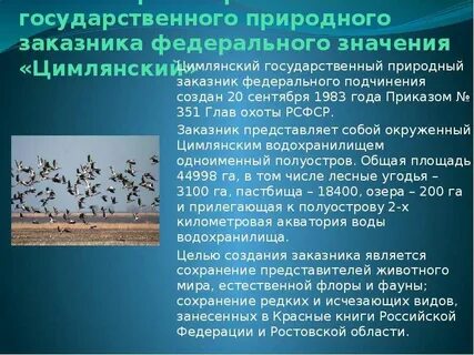 Заказники значение