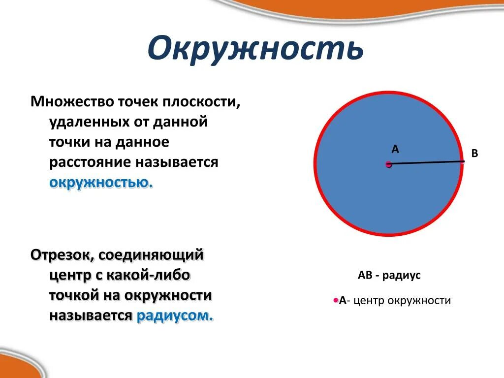 Дайте определение круга. Окружность. Основные элементы круга. Элементы окружности. Основные элементы окружности и круга.