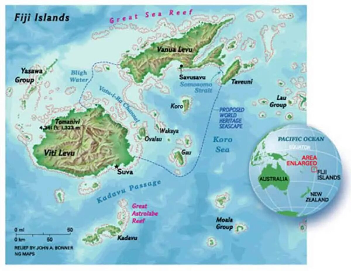 Where Is Fiji South pacific, Pacific map, Fiji