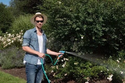 I was watering the plants