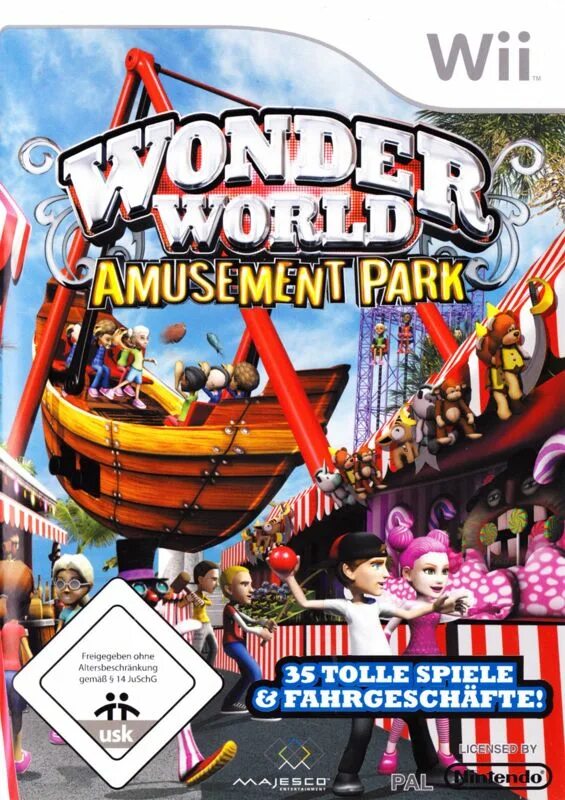 Вондер ворлд. Wii Wonder World Amusement Park. Wonders of the World.