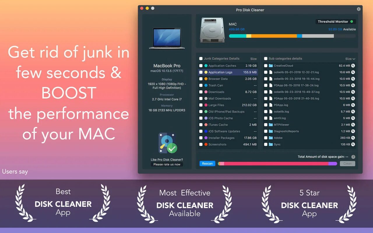 App cleaner mac os. Pro disk cleaner 10.8.5.804 for macos. professional disk cleaner. mixmaster для mac os. maccleaner 2 pro torrent.
