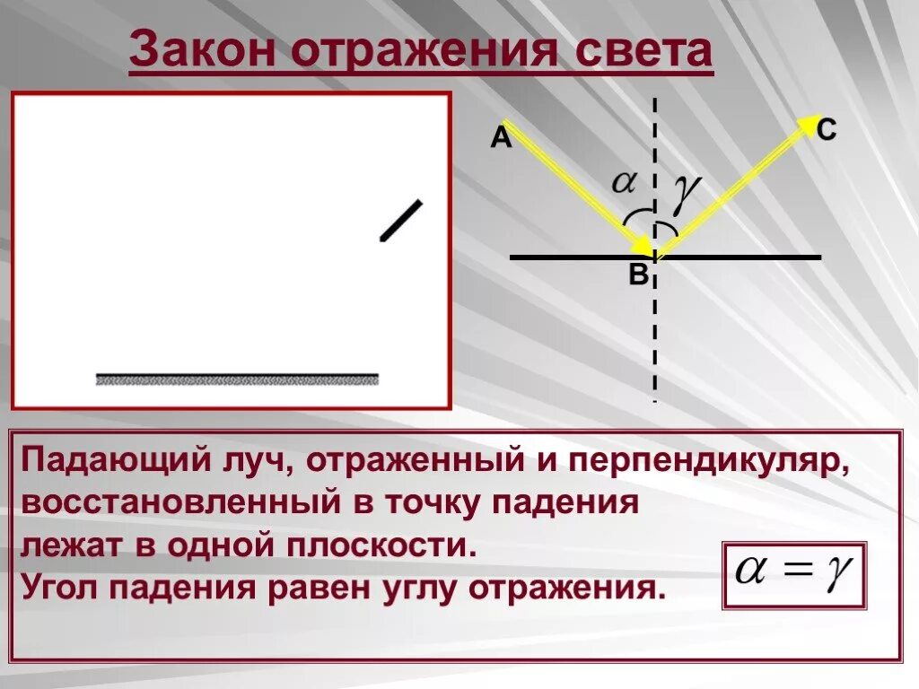 Покажите на чертеже углы падения и отражения. Закон отражения света луч падающий луч отраженный и перпендикуляр. луч падающий луч отраженный и перпендикуляр восстановленный. закон отражения света. лучи отраженный и падающий и перпендикуляр восстановленный.