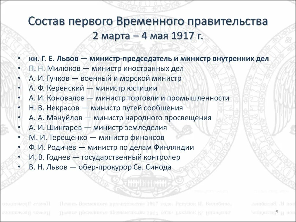 Состав временного правительства 1917 года. Состав временного правительства 1917 партии. Первый состав временного правительства 1917. Партийный состав временного правительства 1917. Первое временное правительство дата