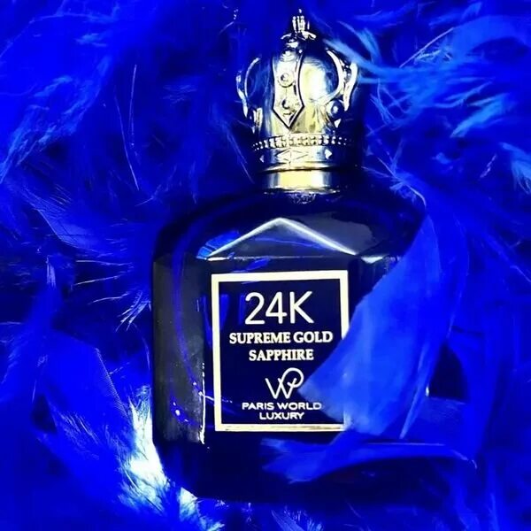 Духи 24к сапфир. Paris World Luxury 24k Supreme Gold Sapphire. 24k Supreme Gold Sapphire EDP. 24 K Supreme Gold духи.