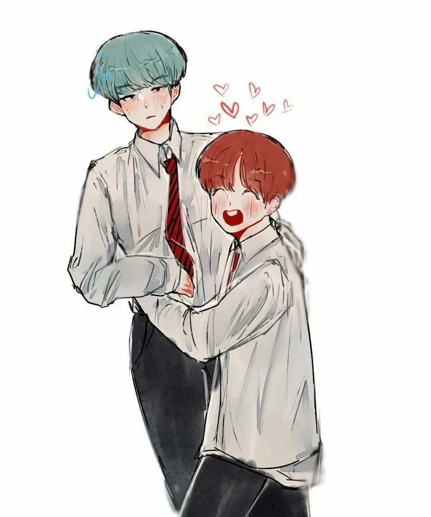 Фф юнги ожп. Юнсоки арт BTS. Sope yoonseok. Юнсоки Хосок. Sope BTS арты.