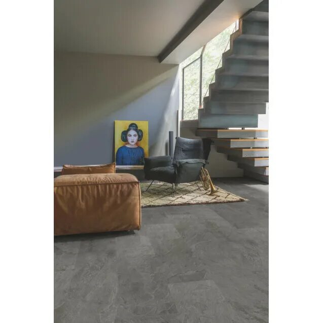 Ambient click. Сланец чёрный винил - ambient click  amcl40035. quick-step amgp40035 сланец чёрный. винил квик степ 40035. виниловый ламинат quick-step сланец чёрный 40035.