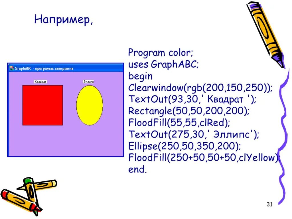 GRAPHABC Pascal команды. Модуль GRAPHABC. Модуль GRAPHABC В Паскале. Программа GRAPHABC.