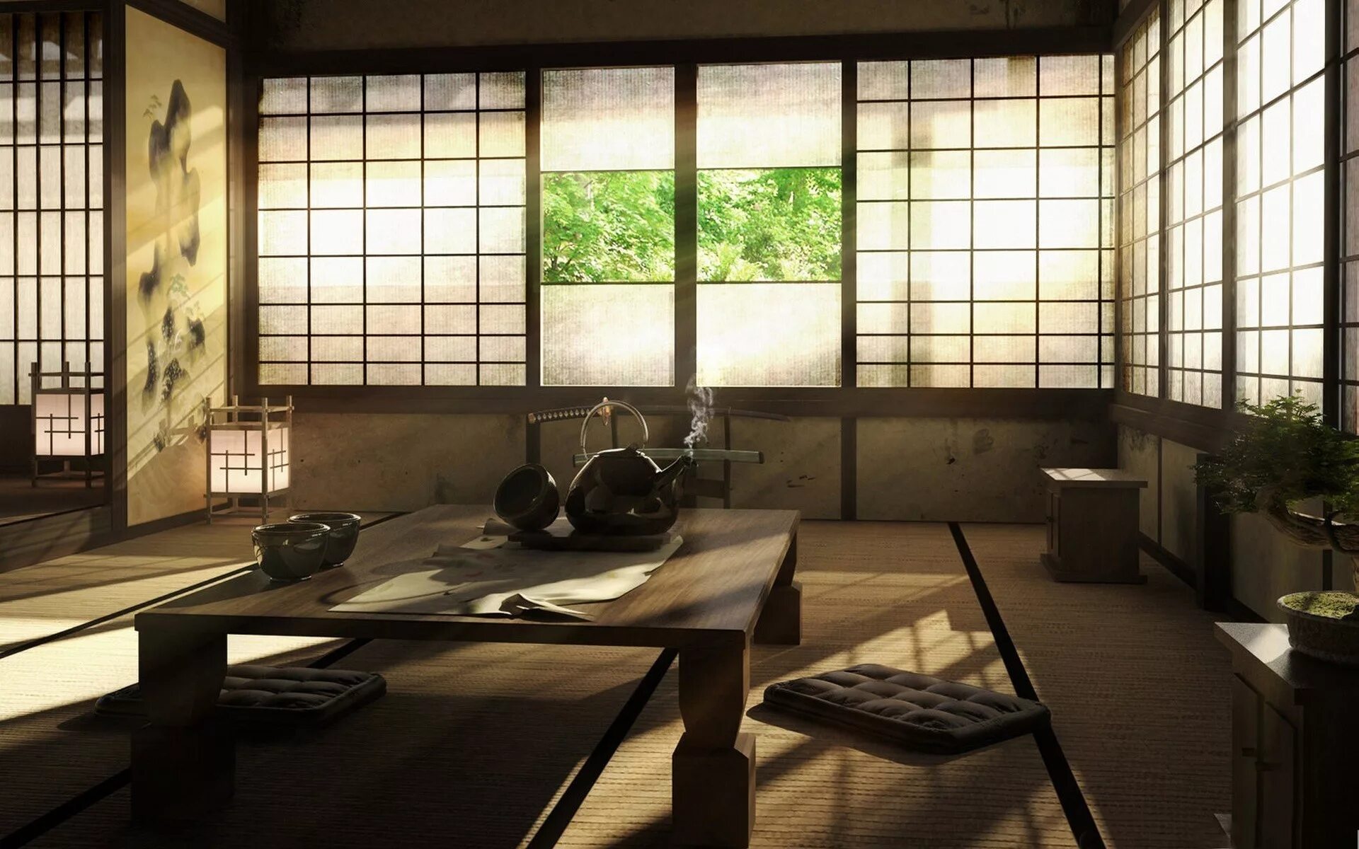 Японский дом 6 букв. Сёин-дзукури архитектура. Фусума и Сёдзи. Японская энгава. Чайный дом Ичирики Япония.