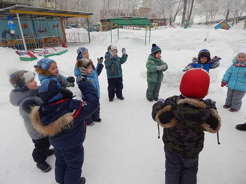 Утренний круг на тему зимние забавы