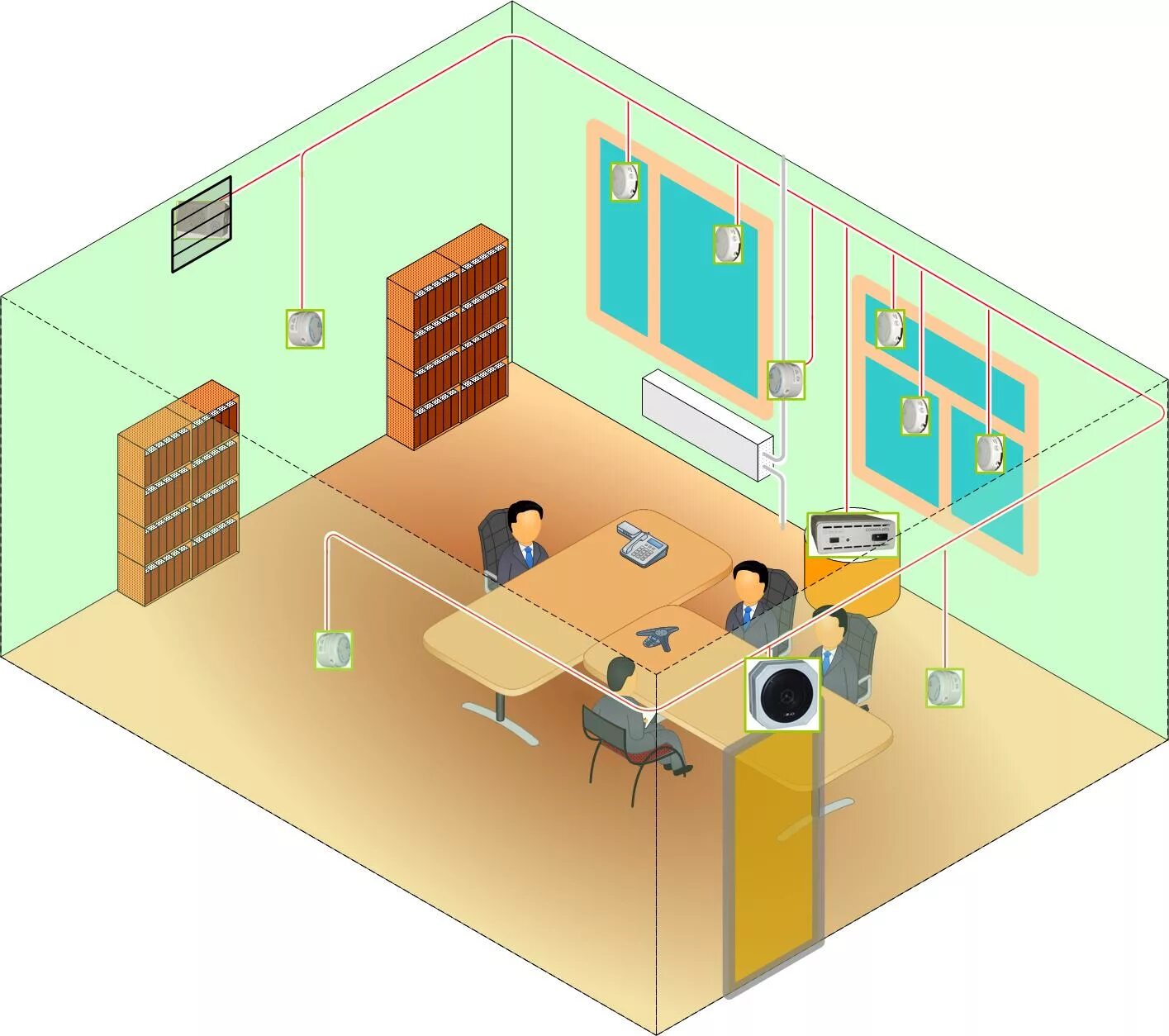 реверберационная акустическая камера. конференц зал 3 d max. оборудование выделенных помещений. выделенное помещение. планировка переговорной комнаты.