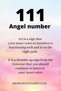 Angel numbers meaning