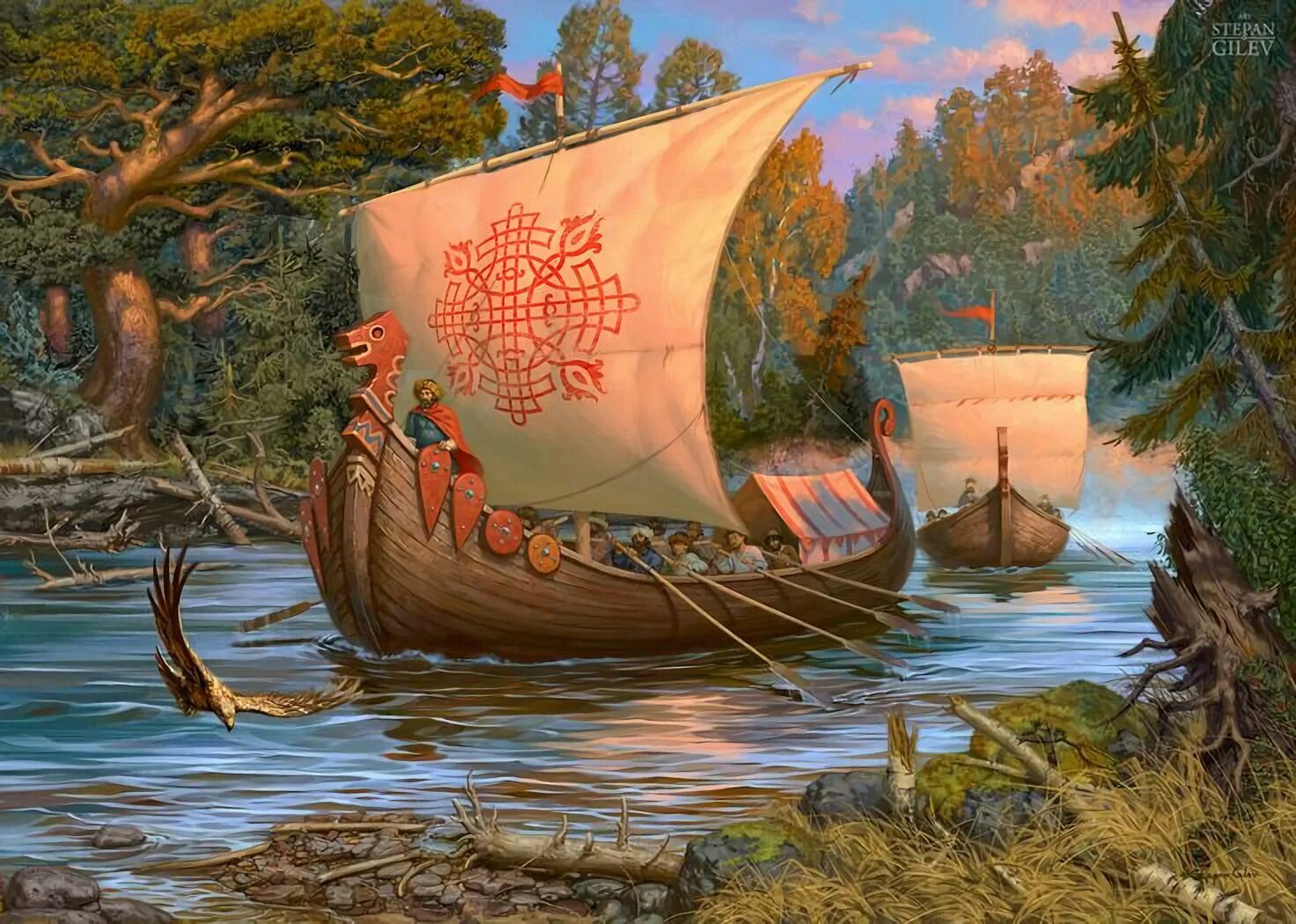 Корабль Ладья древней Руси. Древнерусская Ладья Садко. Ладья это в древней Руси. Река ладью