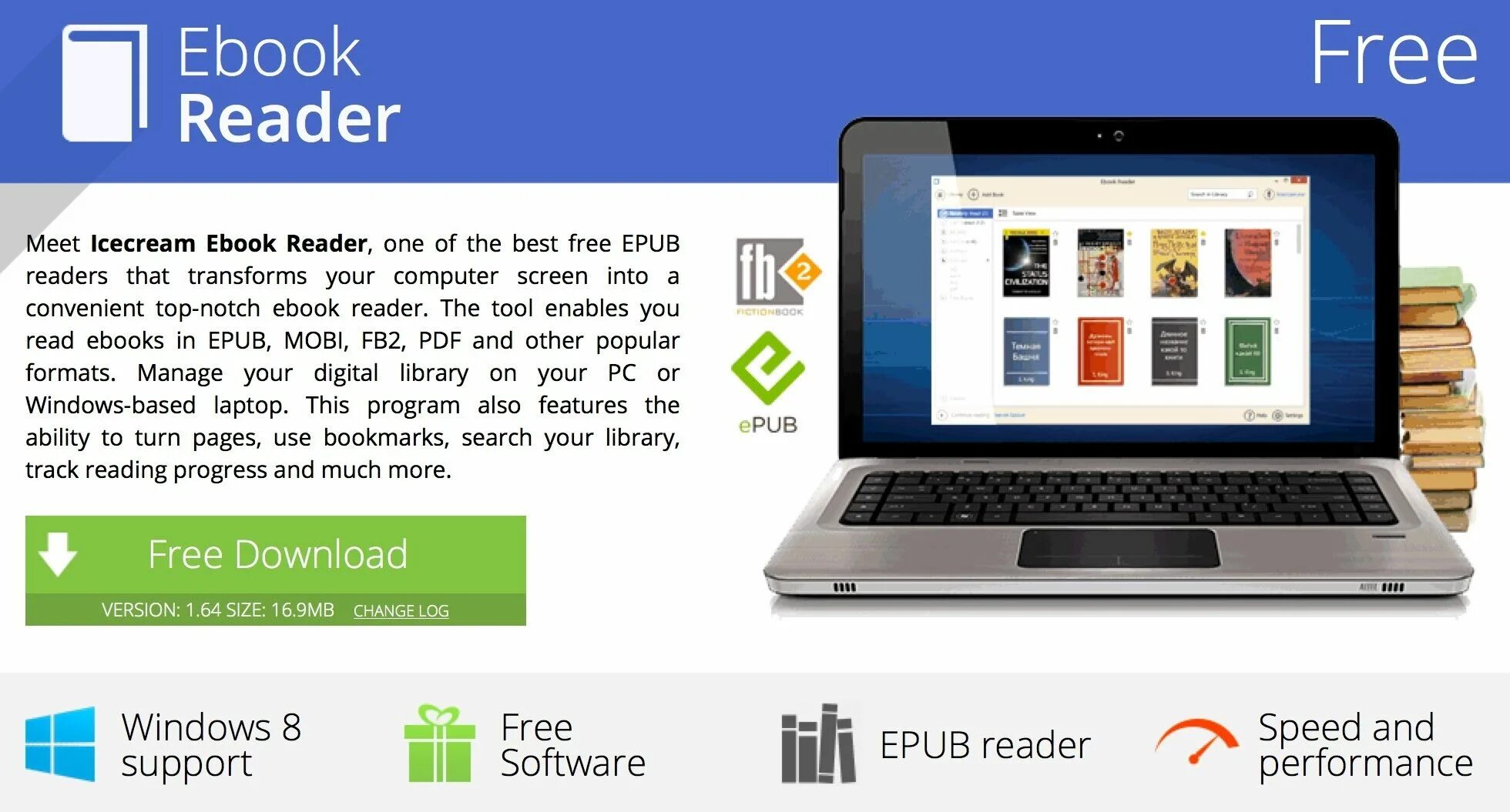 Epub в mobi. Icecream ebook Reader. Epub Reader для Windows. Формат fb2. Book Reader Windows.