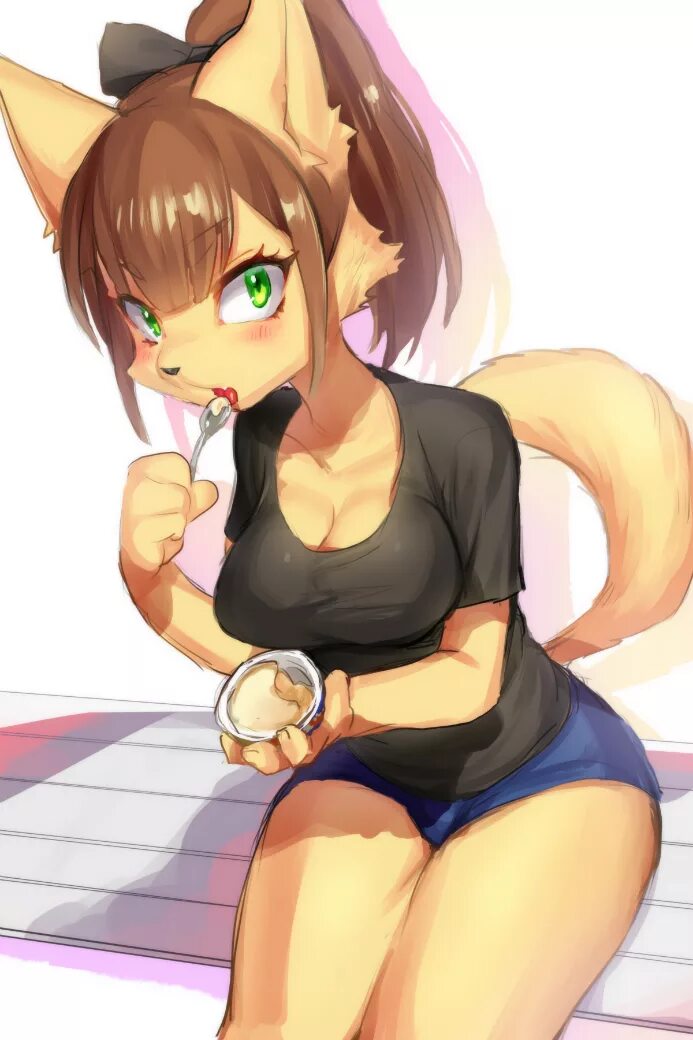 Teen furry. Фурри кошка.