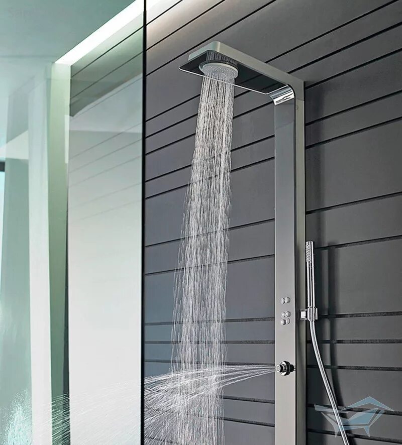 58590900 Smartshower душевая панель. Душевая панель Hansa Smart Shower 58200100. Shower system