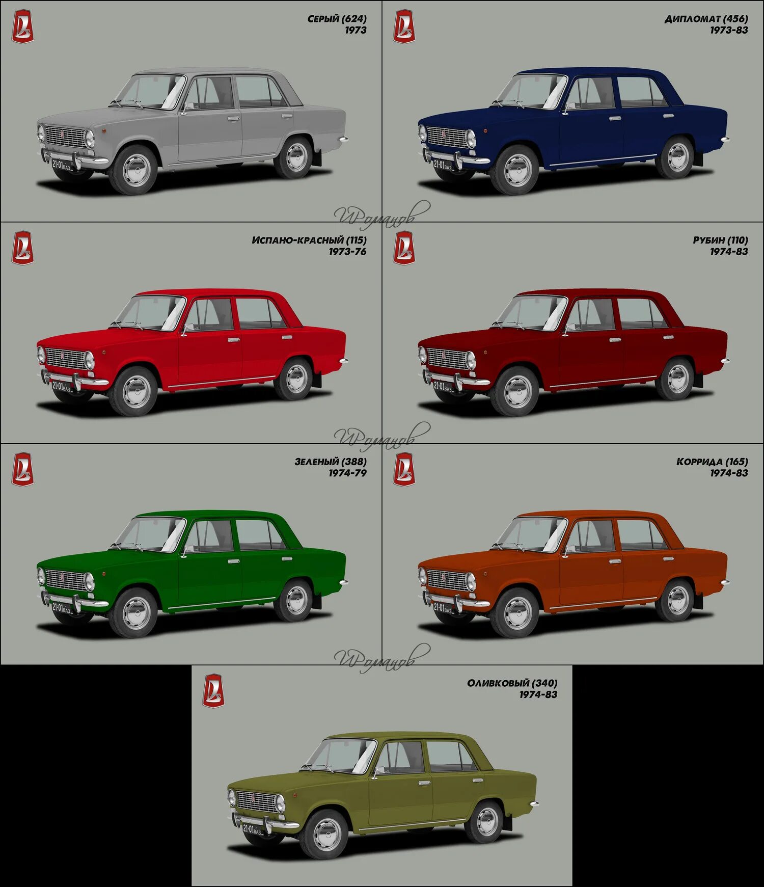 Как отличить вазы. ВАЗ 2101 цвета кузова по годам. ВАЗ С 2101 по 2107. ВАЗ.2101.И.ВАЗ.2105.. ВАЗ 2101 И 2105.