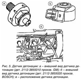 Неисправности датчика детонации ваз
